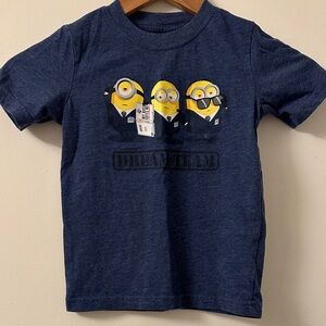 Minions Navy Blue Kids T-Shirt